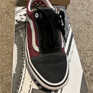 Vans Skate Old Skool Asphalt/Pomegranate Men’s Size 6.5